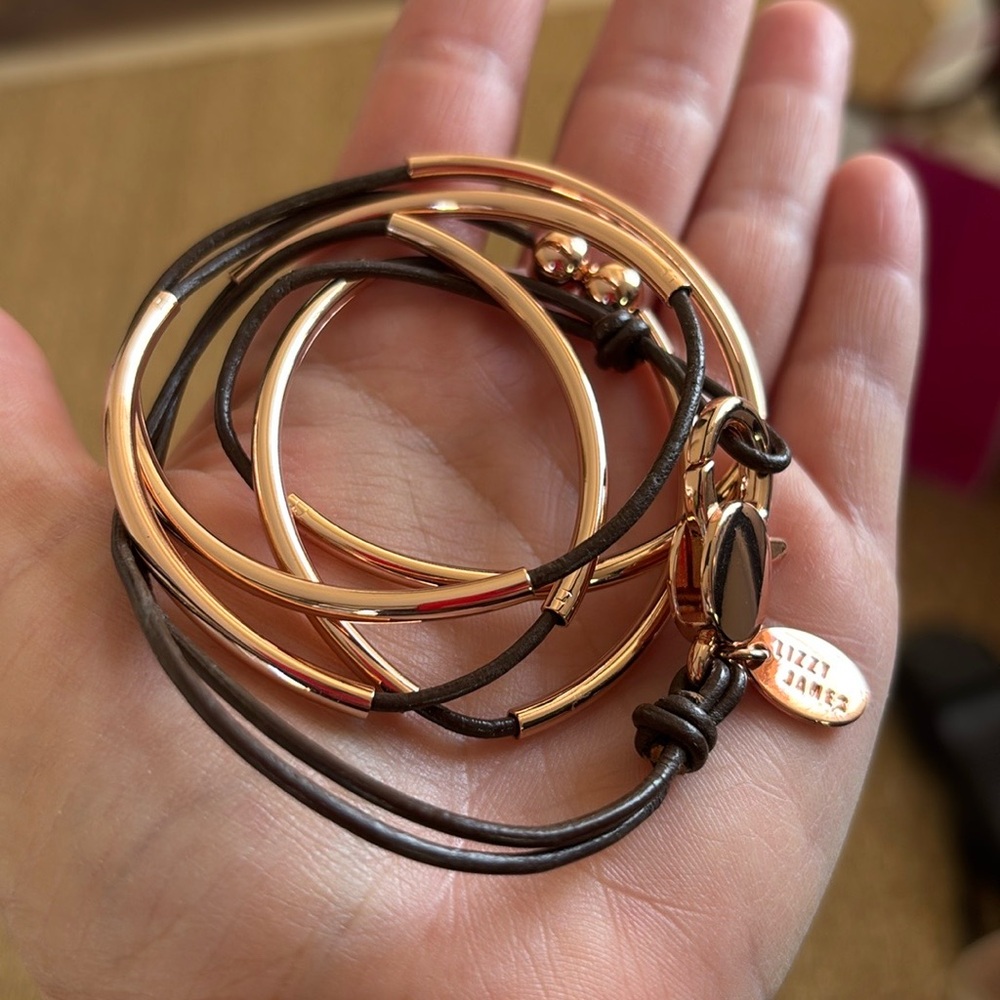 Lizzy James Rose Gold Bracelet